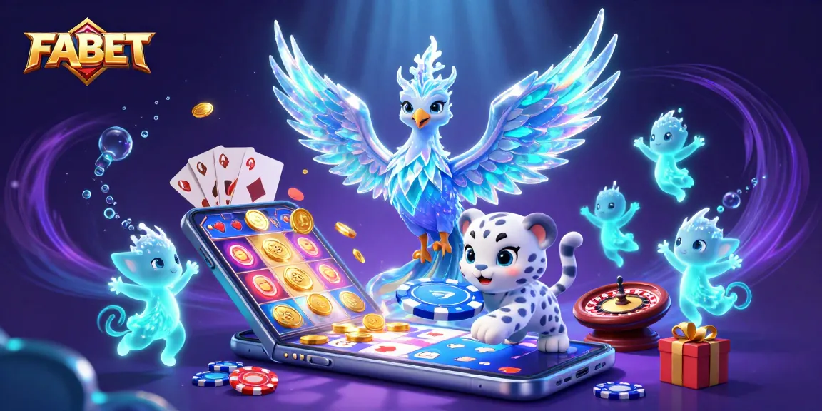 Engage with FABET's thrilling slot adventures in an enchanting casino scene.