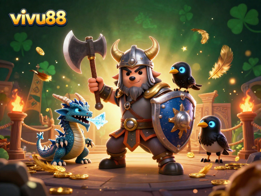Win big with vivu88 in a vibrant casino duel featuring fierce characters and thrilling elements.