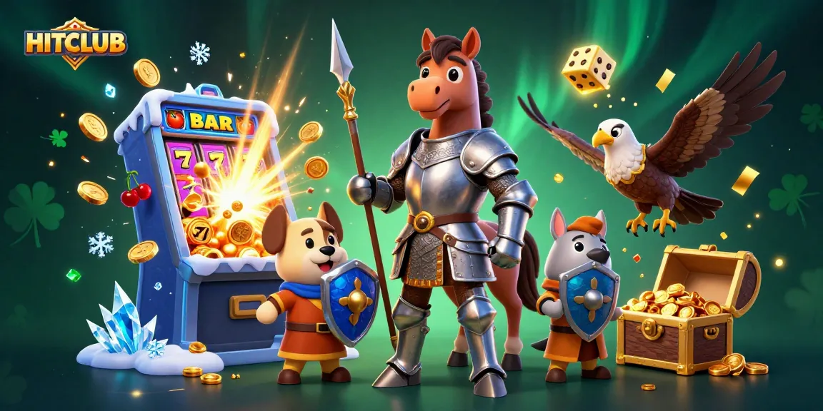 Engage in thrilling HITCLUB gaming with knights, slots, and treasures bursting with excitement.