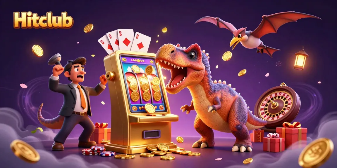Hitclub pays out jackpot coins in lively casino scene with thrilling gameplay elements.