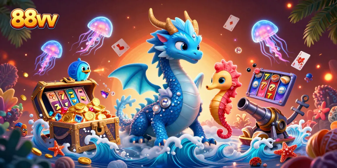 Experience thrilling adventures with 88vv as you play slots among oceanic wonders.
