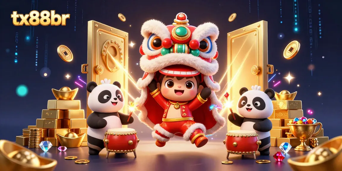 Experience the vibrant action of tx88br with colorful characters amidst jewels and treasures.
