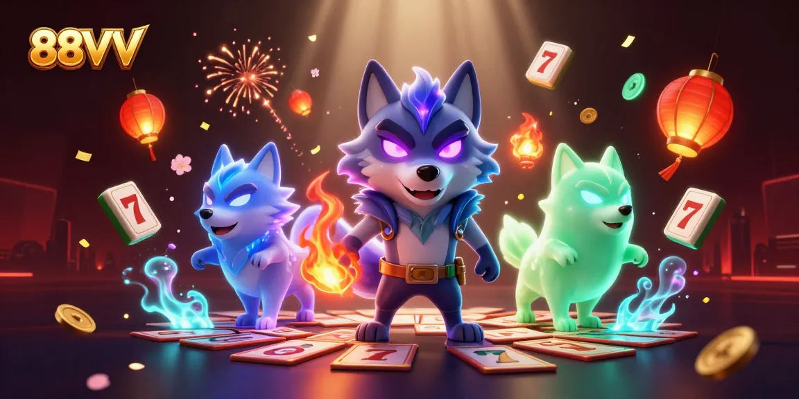 Experience thrilling action at 88VV with captivating slot reels and vibrant casino elements