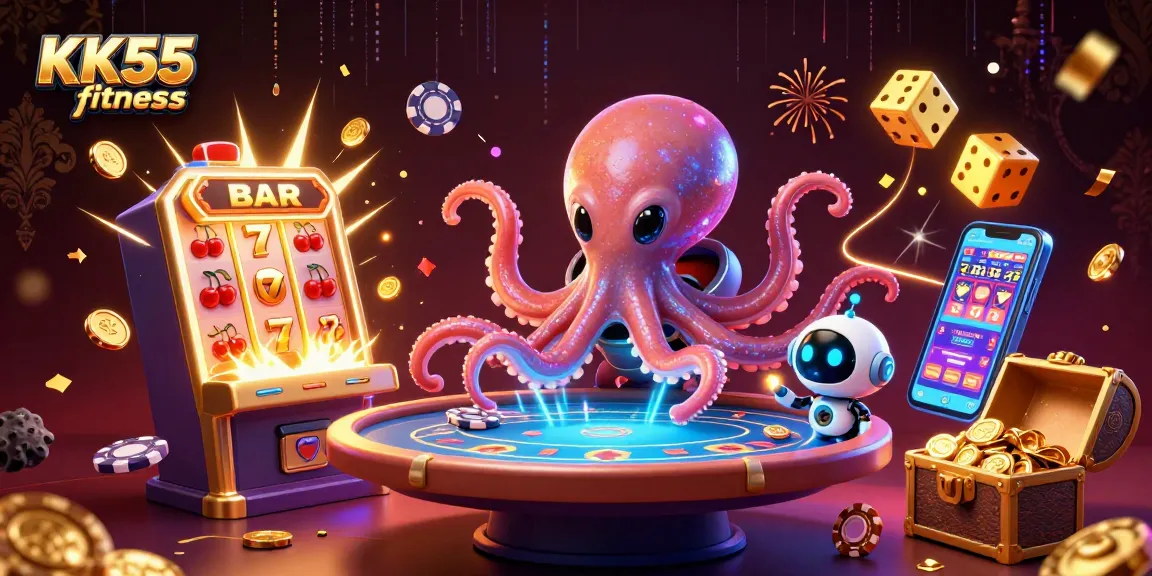 Experience KK55 fitness through an exciting 3D casino adventure with our alien octopus gaming!