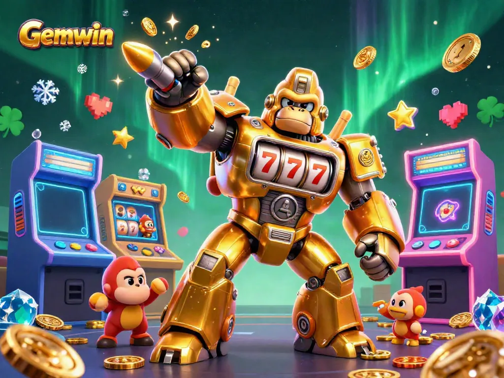 Experience thrilling gameplay at Gemwin with dynamic 3D casino illustrations full of action and excitement.