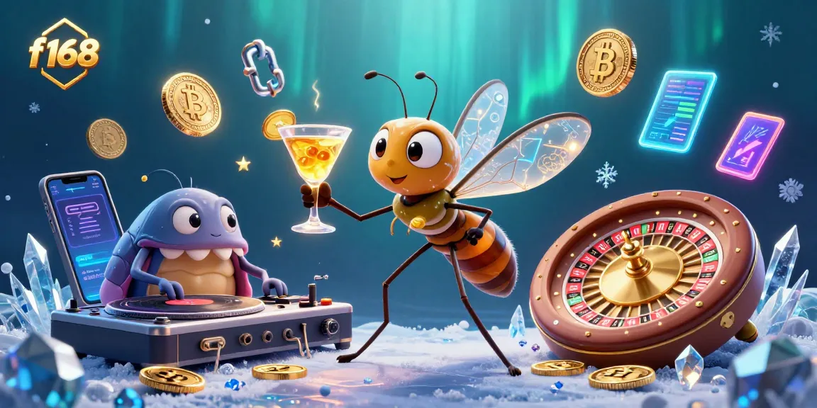 Experience the thrill of f168 gaming with a dazzling 3D illustration of interactive casino elements.