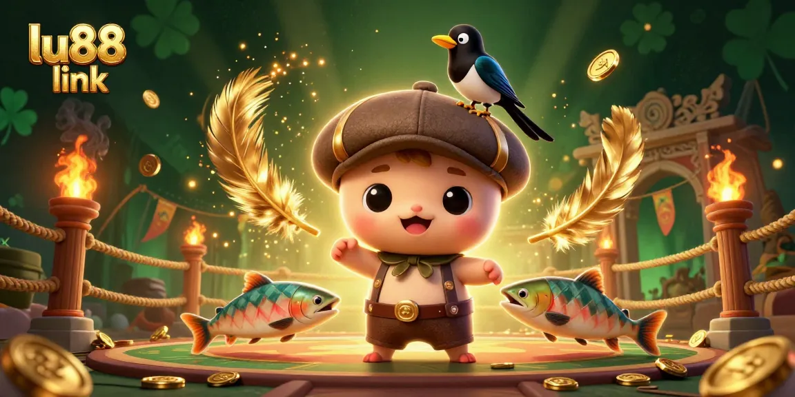 Elevate your gaming experience with lu88 link, featuring vibrant 3D fantasy characters and casino elements.
