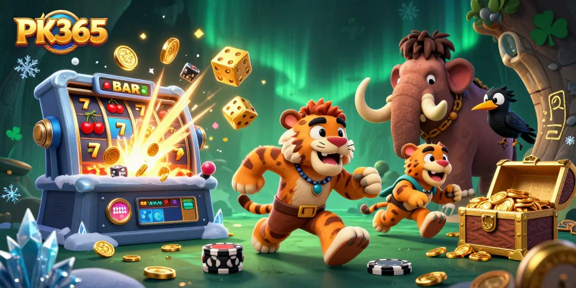 Experience the thrill of winning on the PK365 app with a vibrant casino scene featuring exciting games and big jackpots.